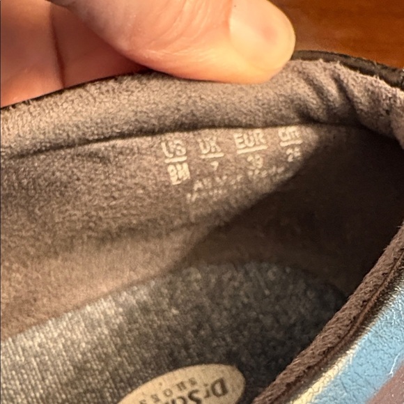 Dr. Scholl's Black and Brown Wedge Booties Size 9M - Picture 4 of 7